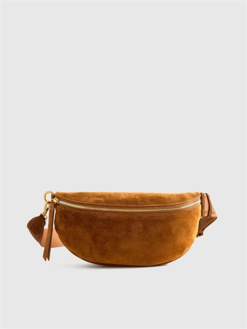 Quince Quinn Suede Sling Bag in Whiskey 
BRAND NEW WITH TAG